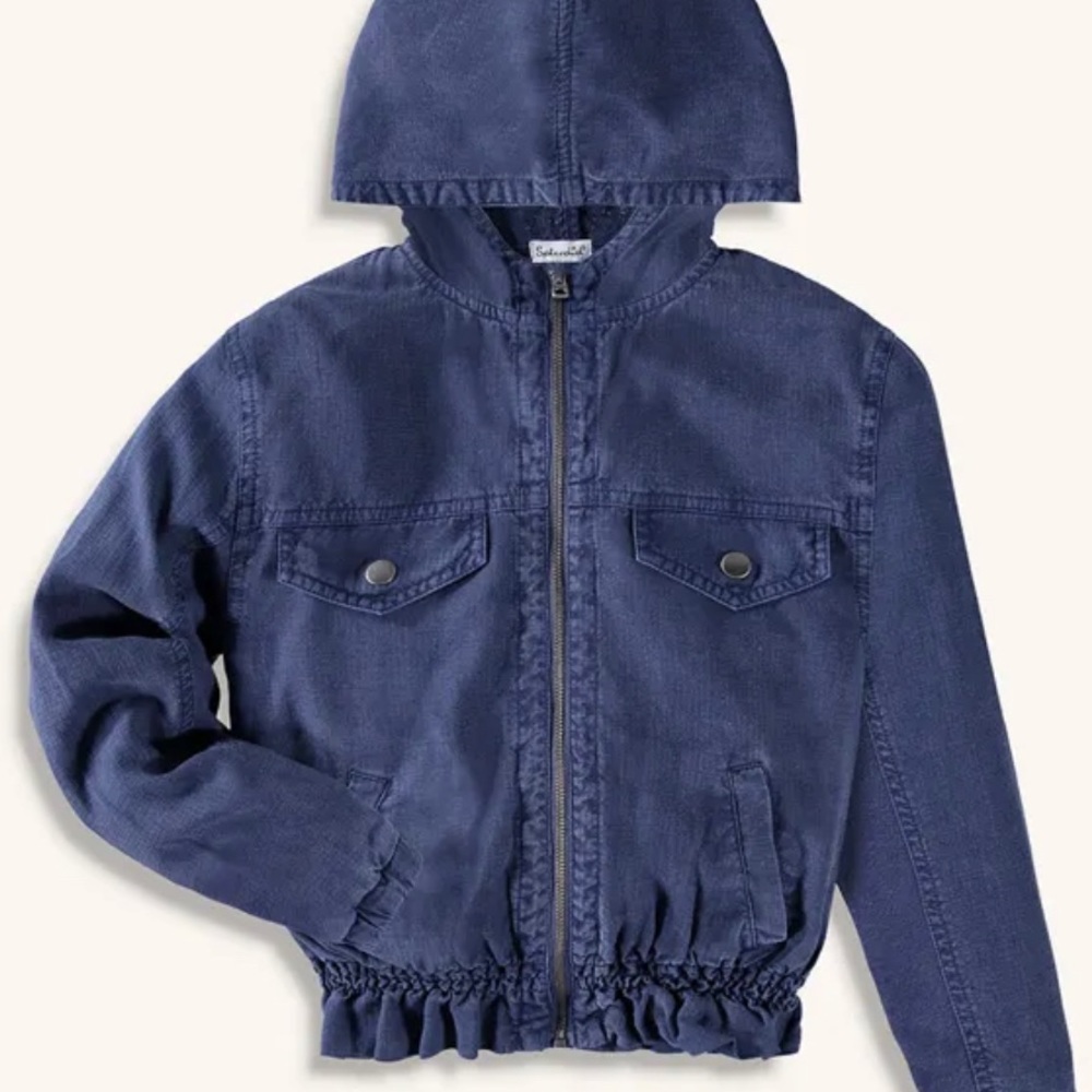 Splendid Toddler Girl Light Twill Jacket - Navy